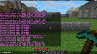 Worldedit Tutorial Basic Commands German [upl. by Etnahsal]