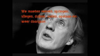 Herman Van Veen  opzij opzij opzij  lyrics [upl. by Aicilaana]