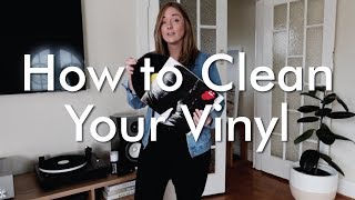 How To Clean Vinyl Records with AM Clean Sound amp Lucy from Hunting for George [upl. by Atenek]