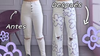 DIY from Skinny Jeans to Wide Leg Jeans [upl. by Deck]