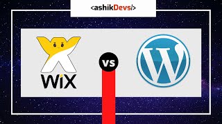 Wordpress vs Wix  Wix vs Wordpress  Wix and Wordpress Bangla Tutorial  Ashik Devs [upl. by Zehcnas]