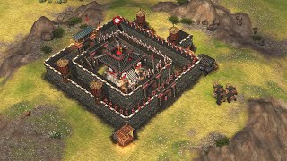 Stronghold Warlords  1v1 Multiplayer Gameplay [upl. by Airam]