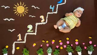 latest ladder theme baby photoshoot ideas at home 🪜🥰babyphotoshoot [upl. by Anet]