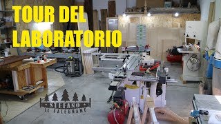 TOUR DEL LABORATORIO la falegnameria di Stefano [upl. by Nyram]