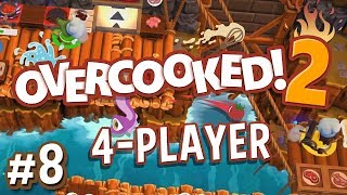 Overcooked 2  8  Bobby Flay is Voldemort 4 Player Gameplay [upl. by Annairb]