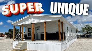 On the SMALLER side but SUPER uniquehighend Mobile Home Tour [upl. by Ahtelrac62]