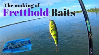 How to make a throughwire fishing lure  Fretthold Baits [upl. by Mohl]