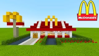 Minecraft Tutorial How To Make A McDonalds Restaurant quot2019 City Tutorialquot [upl. by Shanley]