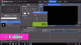 32 Bit Operating System Video editing software Hitfilm Ultimate [upl. by Cassy]