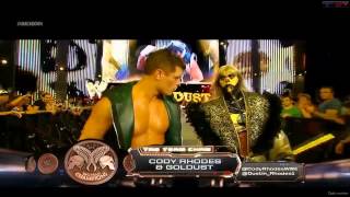 Goldusty and Cody Rhodes Entrance WWE 2013 [upl. by Eellac]