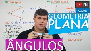 ⭕ Ângulos  GEOMETRIA PLANA aula 02 [upl. by Tilda]