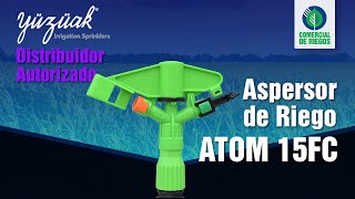 ASPERSORES Y CAÑONES DE RIEGO  Irrigación  YUZUAK Atom 15FC🌀  Riego por Aspersión [upl. by Encratia]