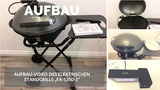 ► AufbauVideo des elektrischen Standgrills „FA53501“ von TZS First Austria auf Deutsch ☑ [upl. by Norabal305]