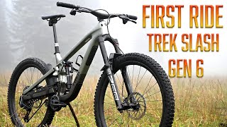 Trek Slash Gen 6  First Ride Review [upl. by Kliman]