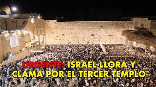 🚨 URGENTE Miles de JUDÍOS LLORAN y REZAN por la REDENCIÓN en JERUSALÉN [upl. by Amehsyt]