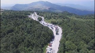 Capracotta quotla pezzataquot vista dal drone in diecimila a Prato Gentile [upl. by Leunam]