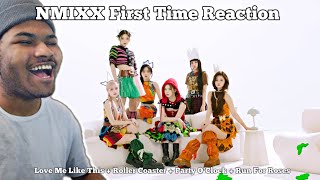 REACTING TO MORE NMIXX Love Me Like This  Roller Coaster  Party OClock  Run For Roses [upl. by Elvia]