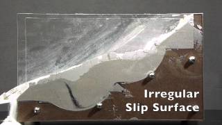 Irregular Slip Surface Model  Landslide Demonstration [upl. by Suiramad]