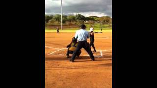 Why Softball Players Wear Helmets  Hit by Pitch [upl. by Nnaesor]