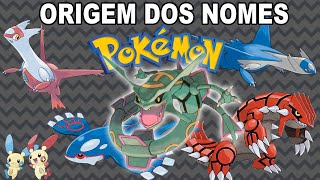 Origem dos nomes dos Pokémons 5  3ª Geração PT2 [upl. by Lekim817]