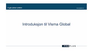 Visma Global  En kort introduksjon [upl. by Trumann]