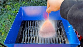 Popping Balloons with Shredding Machine  Satisfying Balloon Popping Compilation [upl. by Sewellyn]