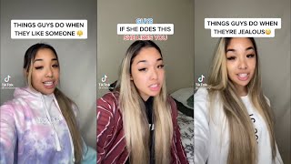 Things guysgirls do when they like someone HiHello it’s anne tiktok compilation [upl. by Ohl]