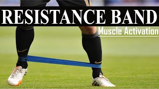 Resistance Band Muscle Activation  PreTrainingMatch  Football  Futsal [upl. by Kiki]