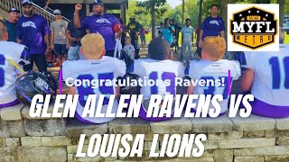 2021 Louisa Lions VS Glen Allen Ravens 8U [upl. by Llibyc]