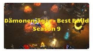 Diablo 3  Dämonenjäger Der beste Build für Patch 243 Granaten Build Season 9 [upl. by Yrohcaz]