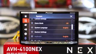 How to switch the language on a Pioneer AVH 4100 or AVIC 5100610071008100NEX [upl. by Kerred]