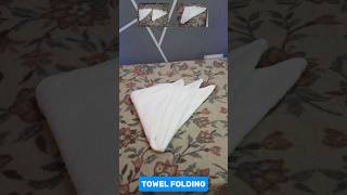 PRENCH DESIGN TOWEL FOLDING towelfolding housekeeping [upl. by Connie]