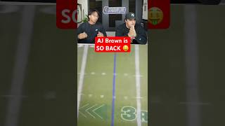 AJ Brown is all the way back 🔥 nfl football eagles ajbrown jalenhurts sports [upl. by Leugar482]