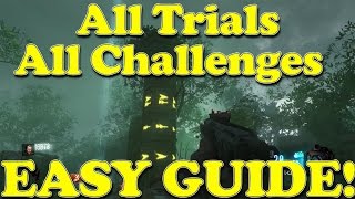 Zetsubou No Shima  All trials  challenges EASY guide [upl. by Amalea115]