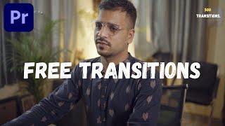 500 Free Transitions for Adobe Premiere Pro  Wedding highlight [upl. by Adihahs]