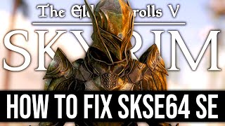 How to Downgrade Skyrim SE to Fix SKSE64 amp Mods 2021  Downgrade Patcher v15 [upl. by Kaule573]