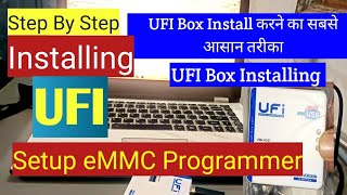 UFI Box Install करने का सबसे आसान तरीका  How To Install UFI Latest Setup  eMMC Programing [upl. by Genesa]