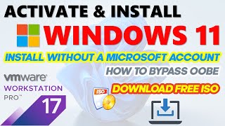 Activate Microsoft Windows 11  Install Windows 11 for FREE  How to BYPASS OOBE [upl. by Adnolor]