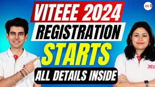 VITEEE 2024 Registration Starts viteee viteee2024 namokaul [upl. by Shamma]