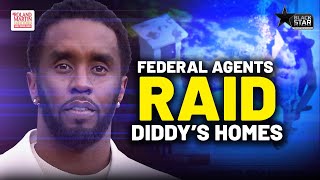 Sean Diddy Combs Homes RAIDED By Police Homeland Security  Roland Martin [upl. by Anilam]