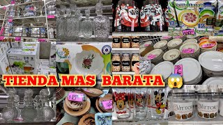 🤯 TIENDA MAS BARATA😱EN PLATOS CRISTALERÍA TEQUILEROS VAJILLAS VAPORERAS Y MAS [upl. by Sindee]