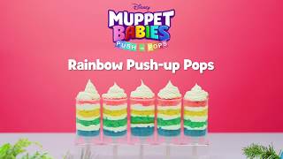 Muppet Babies Rainbow Pops  DIY Crafts  Disney Junior [upl. by Englis]