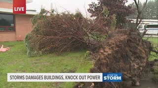 Cleanup underway in Mecosta Co following severe storms [upl. by Nhor692]