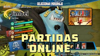 🔴EN VIVO One Piece Pirate Warriors 4  PARTIDAS ONLINE JIMBEI el CABALLERO DEL MAR con SUBS🌊 [upl. by Yatnuahc]