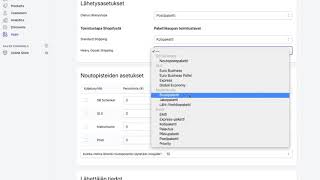 Pakettikaupan asentaminen Shopifyyn [upl. by Sirromed]