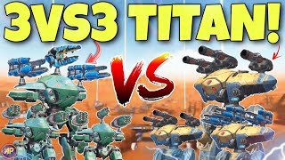 🔥 TITAN SHARANGA VS MUROMETZ 3VS3 FIGHT WAR ROBOTS  SKIRMISH CONCEPT [upl. by Iadrahs284]