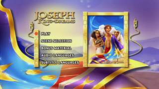 Joseph King of Dreams MENU DVD HD 2000 [upl. by Koetke729]