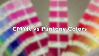 CMYK vs Pantone colors [upl. by Gardol439]