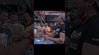 Devon Larratt punished an uncultured guy🥶armwrestling [upl. by Llerdnek]