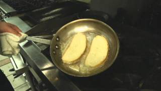 How to Make Garlic Toast in a Grill Pan on Top of the Stove  Simple Recipes amp Cooking Tips [upl. by Esenej]